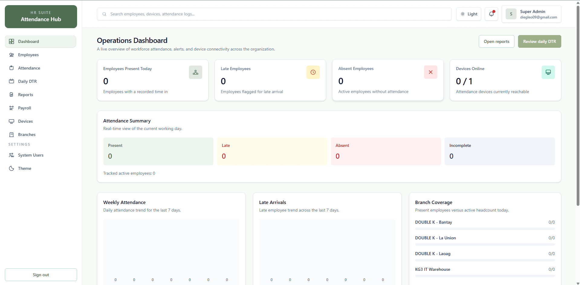 HRDTR System (HR, Payroll & Daily Time Record)