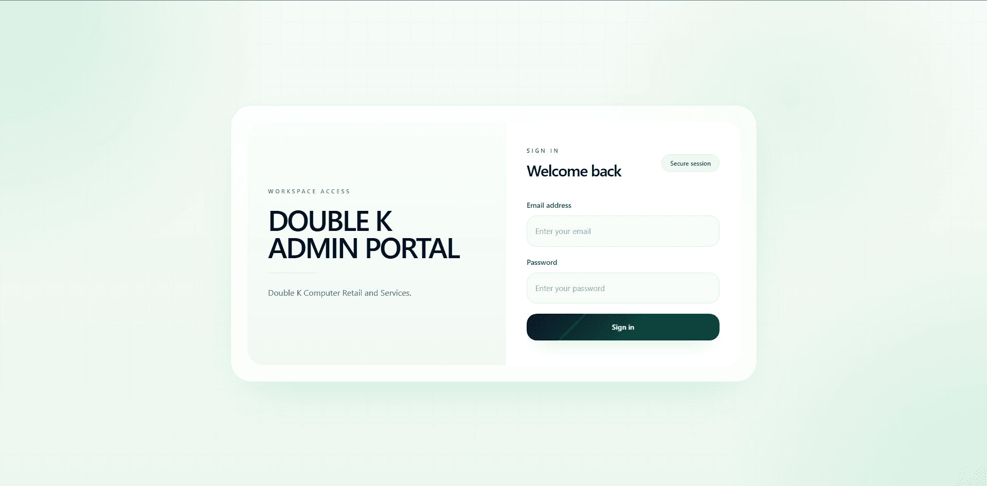 Admin Portal System screenshot 3