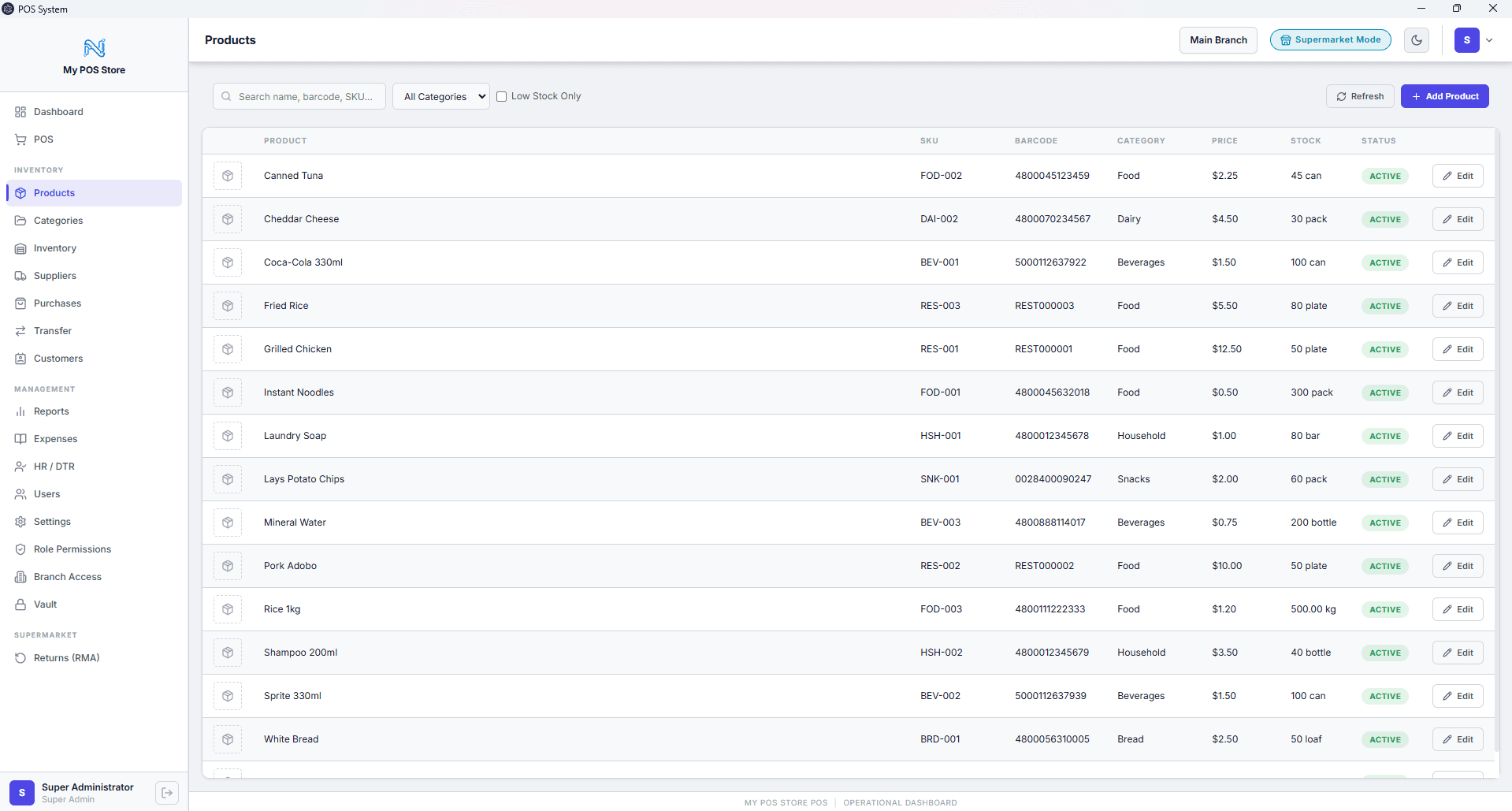 POS Inventory + HRDTR + Accounting System screenshot 2